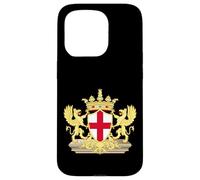 Genova Heráldica Escudo de Armas Genovés Emblema Historia italiana Carcasa para iPhone 15 Pro