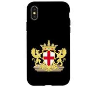 Genova Heráldica Escudo de Armas Genovés Emblema Historia italiana Carcasa para iPhone X/XS