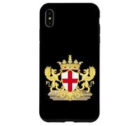 Genova Heráldica Escudo de Armas Genovés Emblema Historia italiana Carcasa para iPhone XS Max