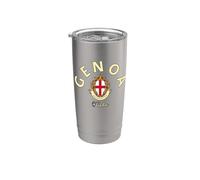 Génova Italia Viaje a Génova, Génova fan Génova Italia Vaso térmico de acero inoxidable de doble pared