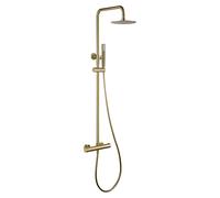 Génova Sistema de ducha (Grifo termostático, Oro)