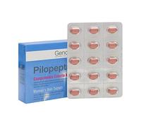 Genové Pilopeptan Woman 30x2 (60 comprimidos) - Tratamiento para el crecimiento del cabello - Detener la pérdida de cabello - Tratamiento de uñas y cabello - España