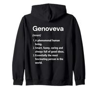 Genoveva Definición de nombre Diccionario divertido Sudadera con Capucha