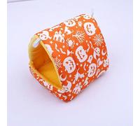 GENPICONG Lindo Conejo de Dibujos Animados de Invierno, Ardilla, Mini Jaula, Nido para cobayas, Cama para Mascotas pequeñas (Ratones, Ratas), casa para hámster, tapete Suave y cálido.