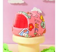 GENPICONG Lindo Nido de Conejo, Ardilla o cobaya de Dibujos Animados, Cama para Mascotas pequeñas (Ratones, Ratas), casa para hámster, tapete Suave y cálido para el Invierno.