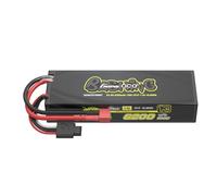 Gens ace 2S LiPo 6200mAh 7.4V 100C Batería Hardcase con Conector Deans T y Enchufe G-Tech Negro para Coches RC a Escala 1/5, 1/7, 1/8 y 1/10