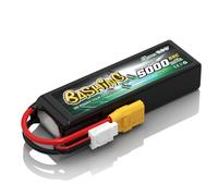 Gens ace 3S LiPo 5000mAh 11,1V 50C Batería con Conector XT90 para Helicópteros RC, Coches RC, Camiones, Barcos y vehículos RC a Escala 1/8 y 1/10