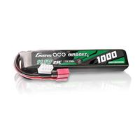 Gens ace Batería Lipo 11,1V 1100mAh 25C 3S1P con Conector Mini TMY, Compatible con Réplicas Airsoft AEG Tipo M4 con Culata LE