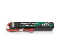 Gens ace Batería Lipo 11,1V 1500mAh 25C 3S1P con Conector T Deans, Compatible con Réplicas Airsoft AEG Tipo M4