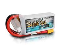 Gens ace Batería Lipo 2s 2200mAh 7.4V 20C Soaring con XT60 para Helicóptero RC 450, Barco RC, Vehículo 1/16