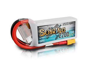 Gens ace Batería Lipo 2s 2200mAh 7.4V 20C Soaring con XT60 para Helicóptero RC 450, Barco RC, Vehículo 1/16