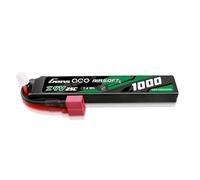 Gens ace Batería Lipo 7,4V 1000mAh 25C 2S1P con Conector T Deans, Compatible con Réplicas Airsoft AEG Tipo M4