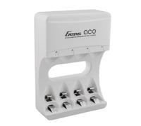 Gens ace Cargador USB 5V 2A para 4 Pilas AA/AAA Ni-MH - Cargador rápido Inteligente con indicador LED y Funciones de protección