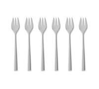 Gense 6 Tenedores para tarta Fuga acero inoxidable