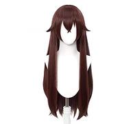 GENSHIN Impact Amber Cosplay Amber Wig 80CM Cosplay Anime Cosplay Cosplay Pelo PELOS Resistentes DE Calor SINTÉTICA Sintetica Halloween Wig