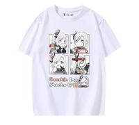 Genshin Impact Anime Camiseta Casual Manga Corta Genshin Impact Shenhe Moda Anime Sudadera