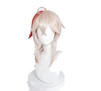 Genshin Impact Kazuha Cosplay Wig Genshin Impact Cosplay Kaedehara Kazuha Wigs Beige Synthetic Hair Heat Resistant