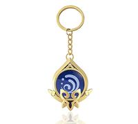 Genshin Impact Llavero Mondstadt e Inazuma Vision Luminoso Llavero Genshin Personaje Cosplay Accesorios Ojo de Dios, Hydro-2, Large
