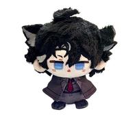 Genshin Impact Plush, Anime Plushie Toy Lindo Suave Muñeca Llavero Carcoon Figura for Fans Regalo (Color : Wriothesley)