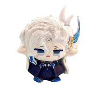 Genshin Impact Plush, Anime Plushie Toy Lindo Suave Muñeca Llavero Carcoon Figura for Fans Regalo (Color : Neuvillette)