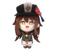 Genshin Impact Plush, Figura Anime 20cm, Peluche Juguete Dibujos Animados Suave Muñeco De Peluche Lindo for Fanáticos Regalos Cumpleaños(Hu Tao)