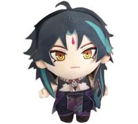 Genshin Impact Plush, Figura Anime 20cm, Peluche Juguete Dibujos Animados Suave Muñeco De Peluche Lindo for Fanáticos Regalos Cumpleaños(Xiao)