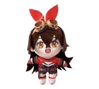 Genshin Impact Plush, Figura Anime 20cm, Peluche Juguete Dibujos Animados Suave Muñeco De Peluche Lindo for Fanáticos Regalos Cumpleaños(Amber)