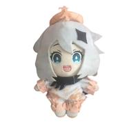 Genshin Impact Plush, Figura Anime 20cm, Peluche Juguete Dibujos Animados Suave Muñeco De Peluche Lindo for Fanáticos Regalos Cumpleaños(Paimon)