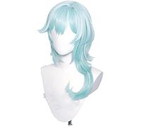 GENSHIN Impact Venti KEQING Barbara DILUC KAEYA Noelle Viajero LUMINO AETER ATERBER Cosplay Pelo Pelo Pelo DE Pelo + WIGCAP ONSIZE Noelle ( Color : EULA , Size : OneSize )