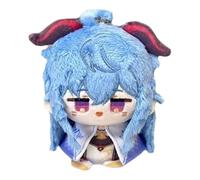 Genshin Plush, 12CM Anime Plushie Toy Lindo Suave Muñeca Llavero Impact Carcoon Figura for Fans Regalo(Ganyu)