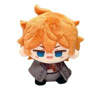 Genshin Plush Llavero, 12CM Anime Plushie Toy Lindo Suave Muñeca Impact Carcoon Figura for Fans Regalo(Tartaglia)