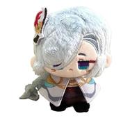 Genshin Plush Llavero, 12CM Anime Plushie Toy Lindo Suave Muñeca Impact Carcoon Figura for Fans Regalo(Shenhe)