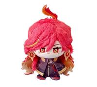 Genshin Plush Llavero, 12CM Anime Plushie Toy Lindo Suave Muñeca Impact Carcoon Figura for Fans Regalo(Mavuika)