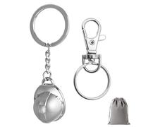 GENSMILE Llavero de casco de seguridad regalo para hombres y mujeres - Mini Hardhat llavero para constructores, artesanos y aficionados, regalo creativo personalizado como decoración de casco