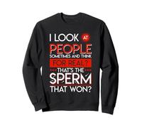 Gente El Esperma Que ganó el Humor Adulto Diseño sarcástico Sudadera
