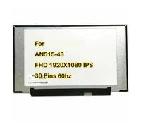 GENTERUN Pantalla FHD IPS 1920X1080 De 15,6", Compatible con Acer For La Serie Nitro 5 AN515-43, Panel De Visualización LED LCD For Computadora Portátil Matriz No Táctil 30 Pines 60 Hz