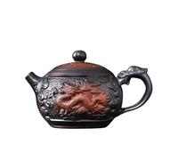 GENTERUN Tetera De Arcilla Morada Con Diseño De Dragón, Gran Capacidad De 310 Ml, Tetera Tradicional China Estilo Xishi Con Caja De Regalo