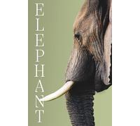 Gentle Animal Faces Composition: Elephant Themed College-Ruled Notebook, Journal For School, College and Office. Perfect gift for cat lovers.