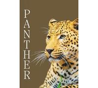 Gentle Animal Faces Composition: Panther Themed College-Ruled Notebook, Journal For School, College and Office. Perfect gift for wild animals lovers.