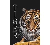Gentle Animal Faces Composition: Tiger Themed College-Ruled Notebook, Journal For School, College and Office. Perfect gift for wild animals lovers.