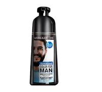 Gentle Beard Color, Natural Instant Dye, 3,74 in 200 ml Facial Hair Solution with Quick Effect, Personal Care Product for Daily Use, Beard Dye with Smooth Design, Home Salon for Grandpa and Party