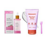 Gentle Body Hair Removal Cream and After Shave Oil- Non-Irritating, Nourish Skin, Smooth for Legs, Arms & Intimate Areas for Men Woman