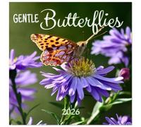 Gentle butterflies (Wall Calendar 2026 12 × 12 Inch) CALVENDO 12 Month Wall Calendar: Each month unveils a stunning image of a butterfly captured in its natural surrounding