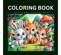 Gentle Forest Friends: Kids Coloring Book for Mind clarity: Thoughtfully crafted drawings of forests, animals, flowers, mushrooms, and serene landscapes.