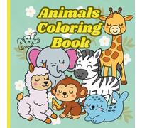 Gentle Jungle: A-Z Animal Coloring Adventure: Whimsical Creatures from Alpaca to Zebra for Kids Ages 3-10 | Bold Lines & Soft Expressions for Easy Coloring Fun