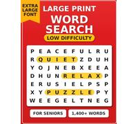 Gentle Large Print Word Search for Seniors: 100 Easy Large Print Puzzles for Seniors and Adults with Dementia, Low Vision, or Tired Eyes | Big Print, ... Keys for Relaxing, Stress-Free Fun, Volume I
