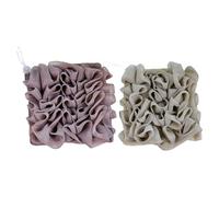 Gentle Luffa - Esponja de baño 2 en 1, dispensador de jabón, esponja Lazer Luffa, taburete de baño, red de baño, láser rico