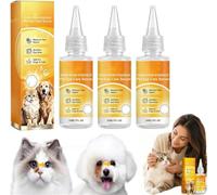 Gentle Pet Eye Care Serum,Pet Tear Stain Remover Serum (3PC) | Gentle Pet Eye Care Drops,Gentle Pet Eye Stain Remover Essence Nourishing Drops,Cleaning The Eye Area,for Dogs & Cats