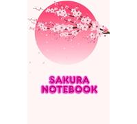 Gentle Sakura Notebook: Soft Pink Cherry Blossom & Moon Design | Elegant 6x9 Lined Journal for Peaceful Writing