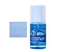 Gentle Screen Cleanser Agent - Kit de limpieza de pantalla de computadora segura con ropa de microfibra,Safe Multiscreen Cleanser for Monitor, Teléfono Móvil, Ordenador portátil, Tablet, 200ML Adawd